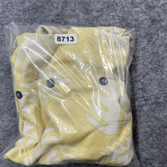 Baylor Bears‎ Shirt Mens XL Yellow Leaf Print Aureus Silk Cotton NCAA Basketball - Picture 10 of 10